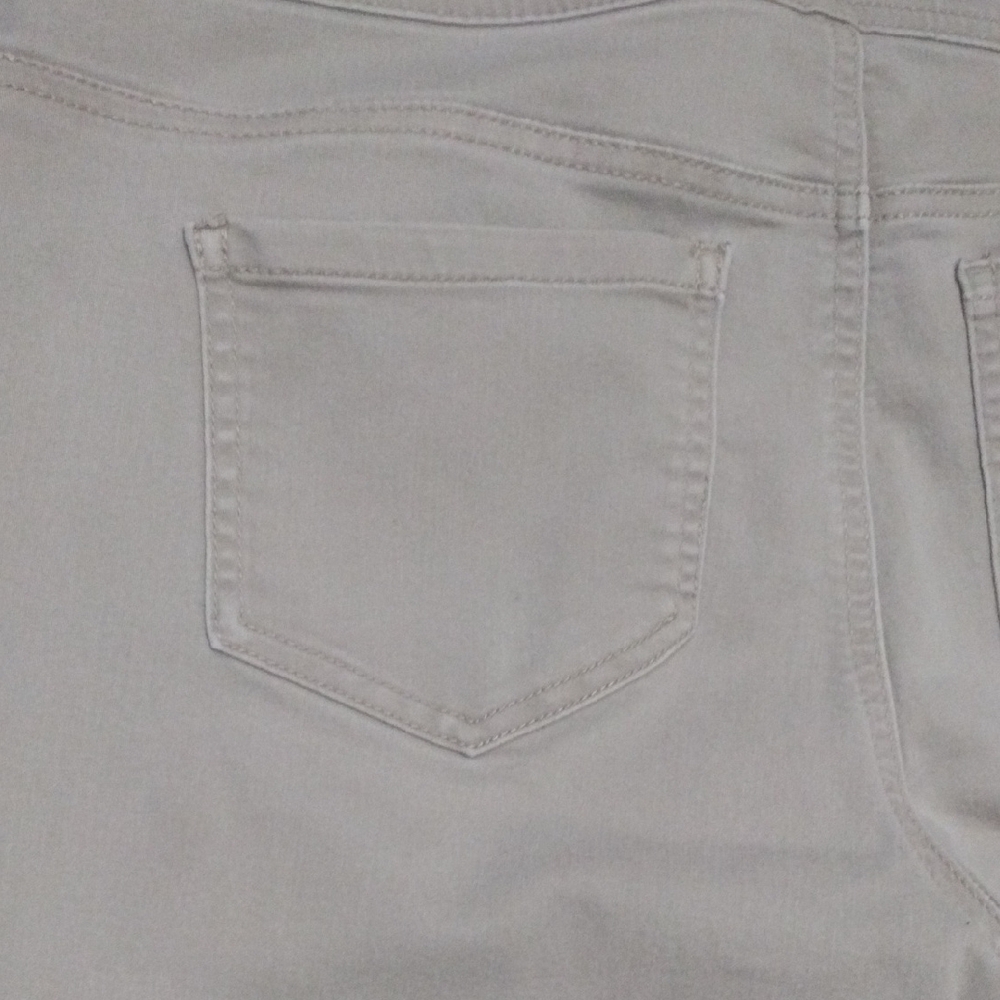Kim Rogers Average Straight Tummy Control Light Khaki Pants - Picture 6 of 7